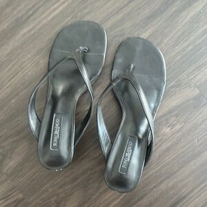 Tony Bianco Black Sandals Sleek Minimalist Design